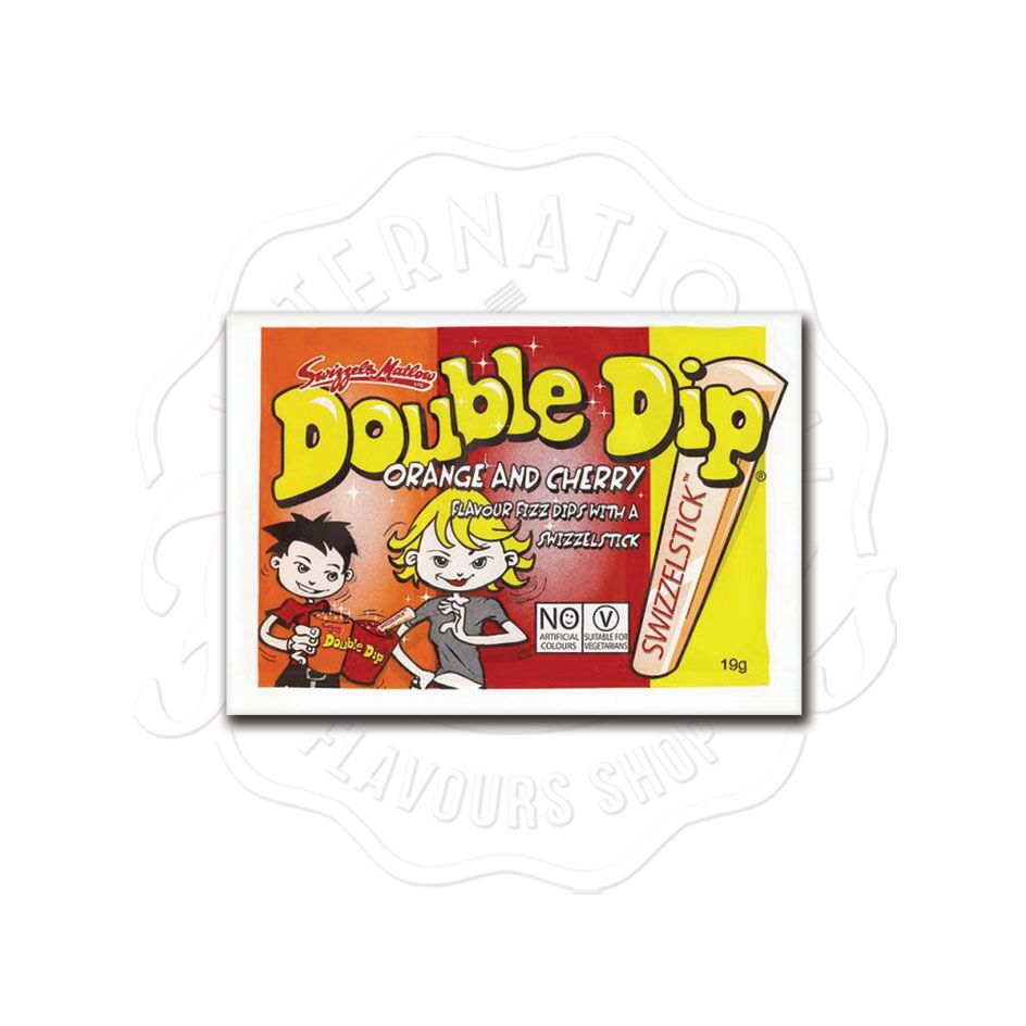 Swizzels Matlow Double Dip Orange Cherry 19g
