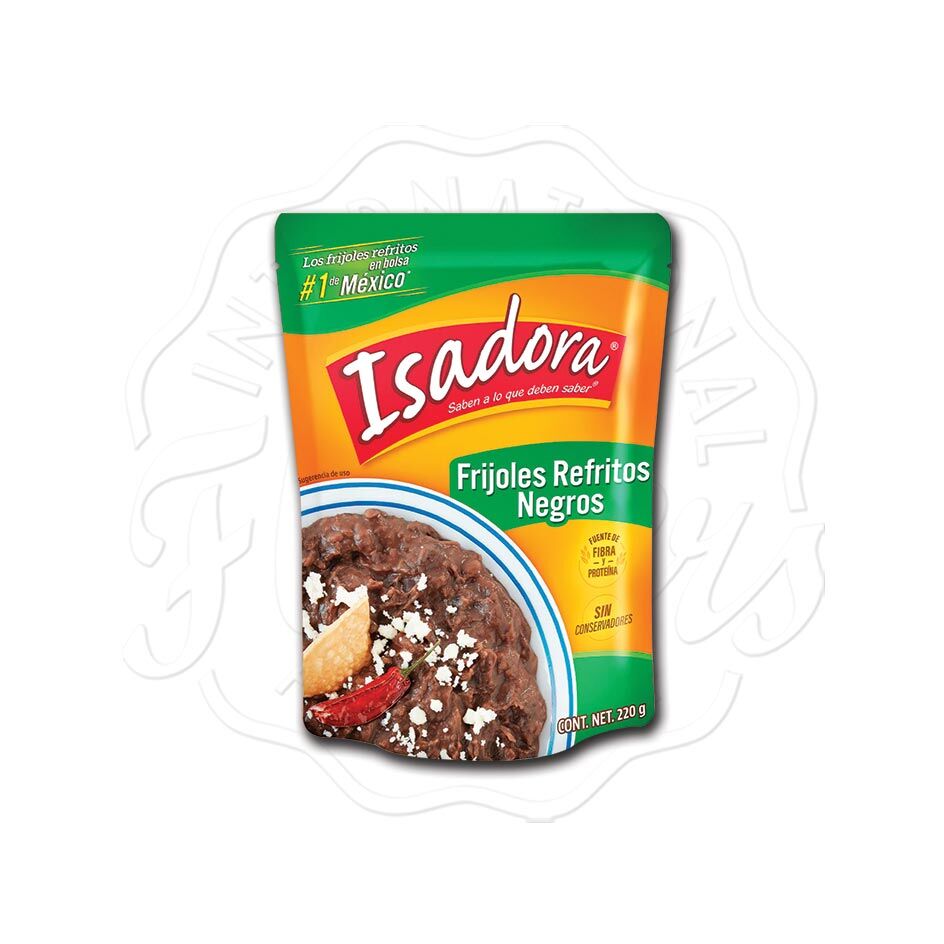 Isadora Frijoles Refritos Negros 220g