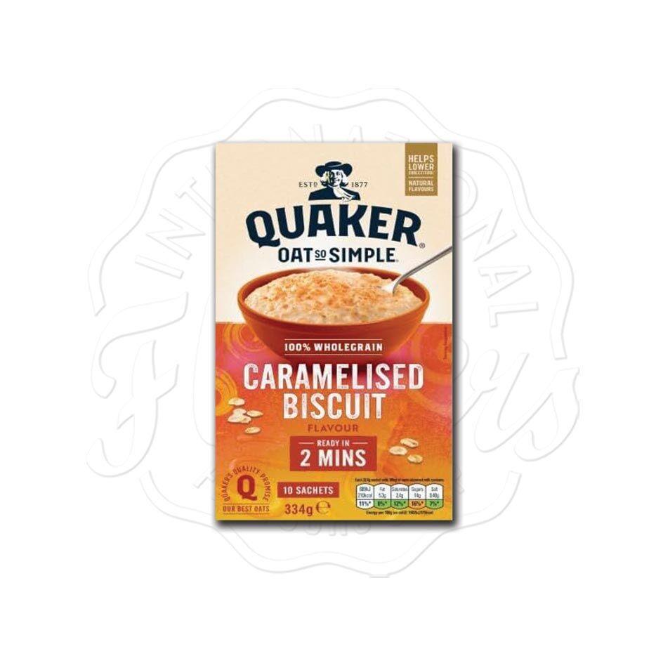 Quaker Oat So Simple Caramelised Biscuit Porridge 344g