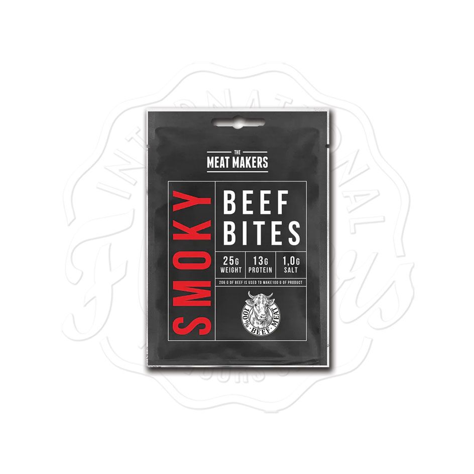 The Meat Makers Beef Bites Smoky 25g