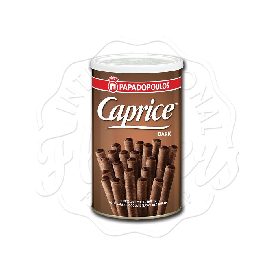 Caprice Dark Wafer Rolls with Dark Chocolate Cream 115g