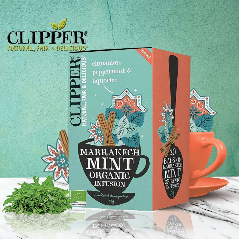 Clipper Organic Marrakech Mint Infusion 20’s 35g