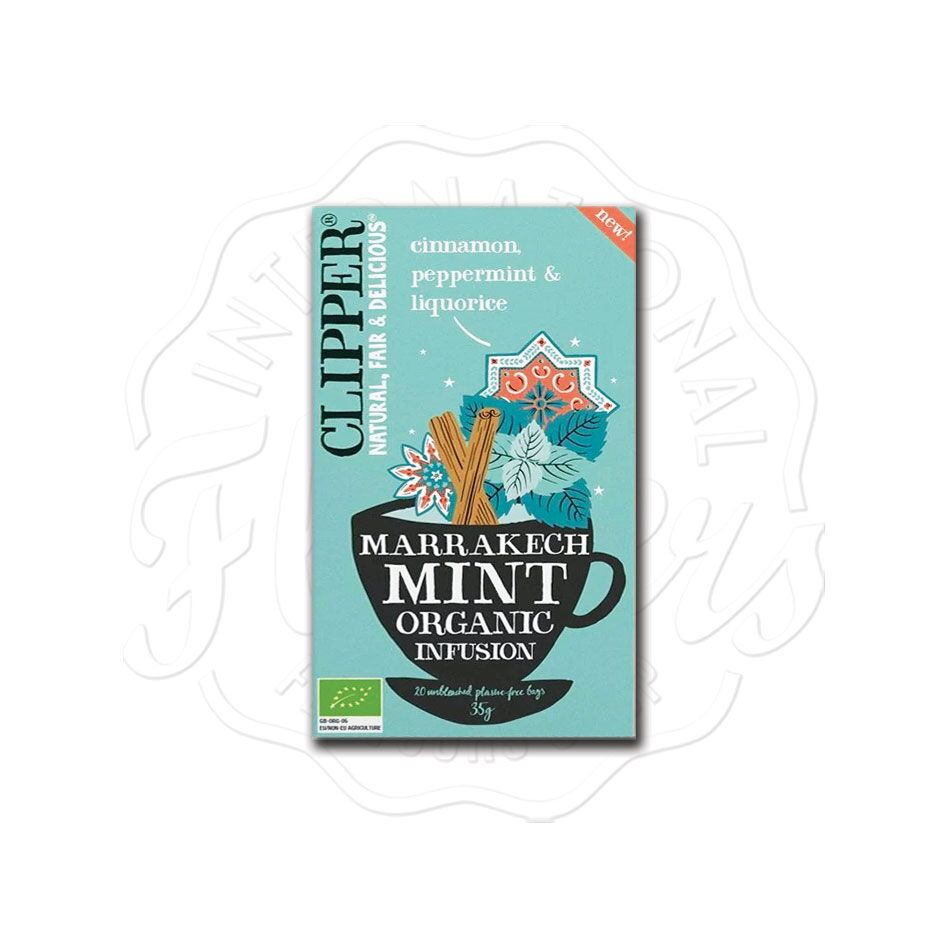 Clipper Organic Marrakech Mint Infusion 20’s 35g