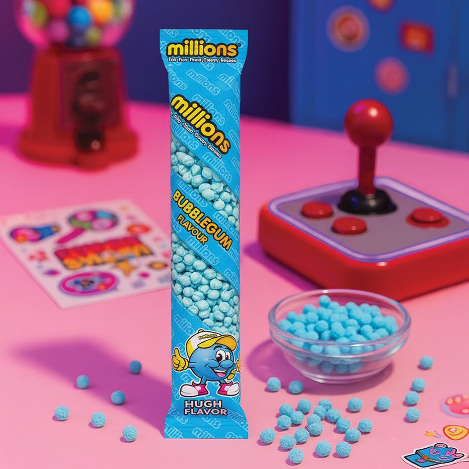 Millions Tube Bubblegum 1’s 60g