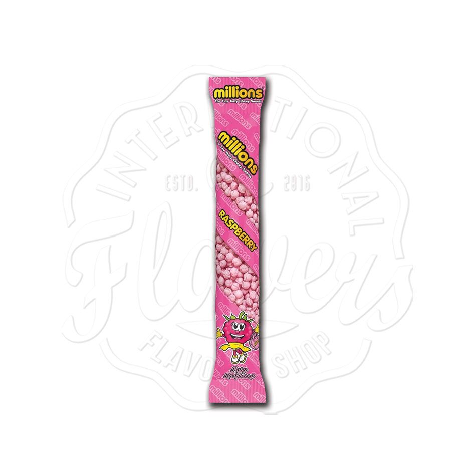 Millions Tube Raspberry 1’s 55g