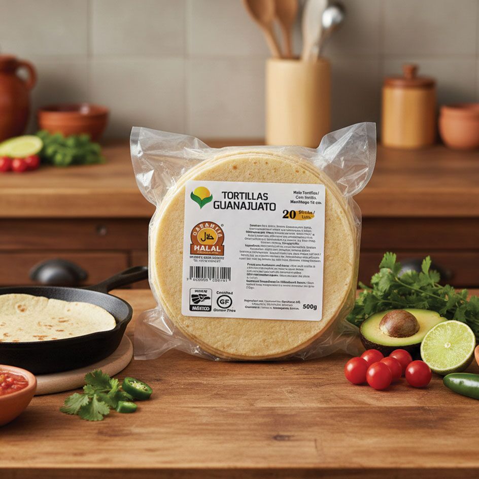Guanajuato 20 Corn Mex Tortillas 15cm 500g