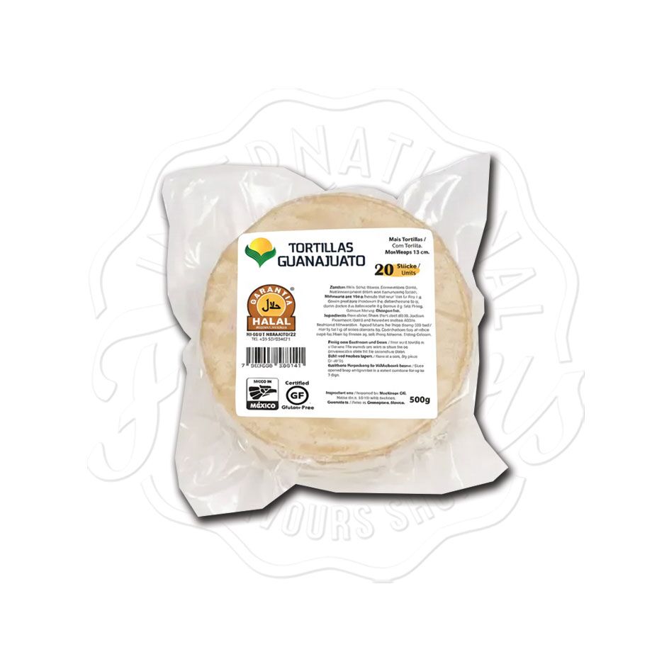 Guanajuato 20 Corn Mex Tortillas 15cm 500g