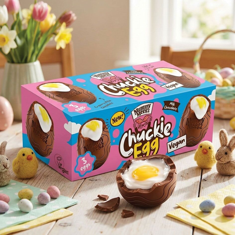 Mummy Meegz 3 Chuckie Eggs Vegan 114g